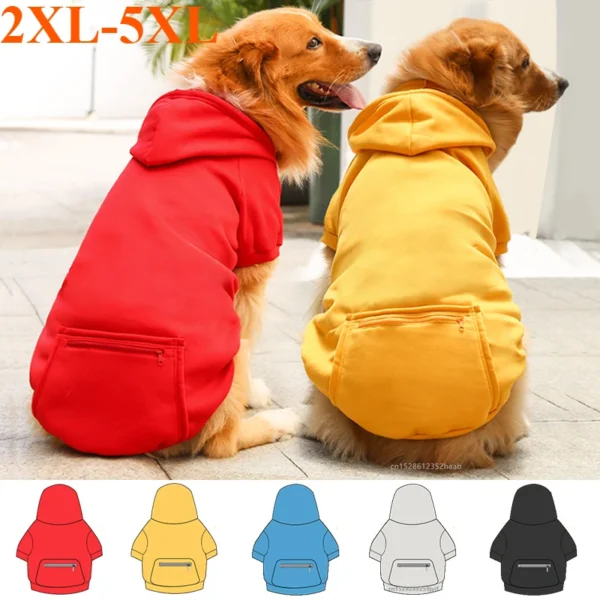 Large Dog Hoodies / Sweatshirts