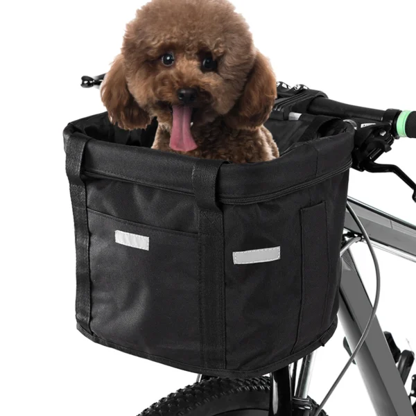 Pet Bike Handlebar Basket Carrier