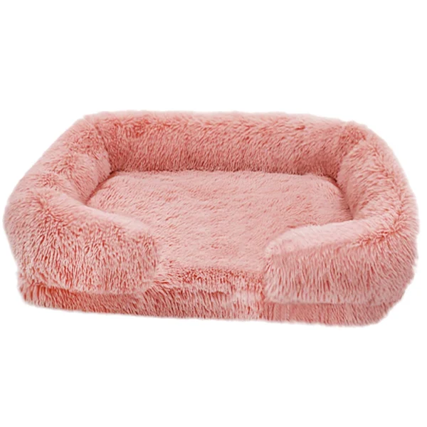 Thickened Shag orthopedic S - XXL Dog Bed