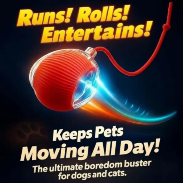 Interactive Cat Or Dog Rolling Pet Ball