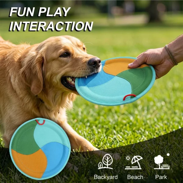 Dog Frisbee Flying Disc Toy!